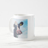 Schüchtern Sie keine irische friesische Kuh 01. Kaffeetasse (Vorderseite Links)