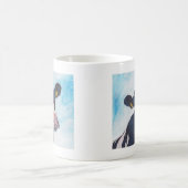 Schüchtern Sie keine irische friesische Kuh 01. Kaffeetasse (Mittel)
