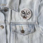 Schüchterne abgehaltene Eule Button (Beispiel)