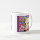 Schüchterne Blume Whippet Kaffeetasse (VorderseiteRechts)
