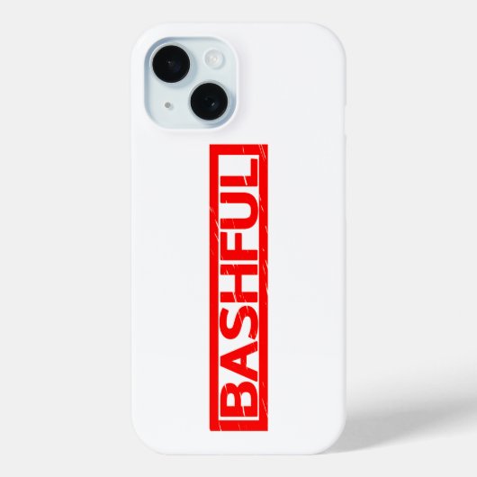 Schüchterne Briefmarke Case-Mate iPhone Hülle (Rückseite)