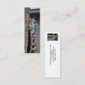 "Schüchterne Giraffen-" Lesezeichen Mini Visitenkarte (Vorne/Hinten)