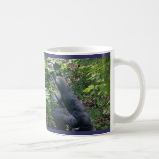 Schüchterne Gorilla-Tasse Kaffeetasse (Rechts)