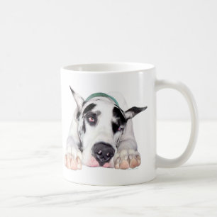 Schüchterne Harlekin-Deutsche Dogge Kaffeetasse