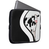 Schüchterne Kuh Laptopschutzhülle (Vorne Rechts)