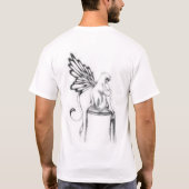 Schüchterne Mädchen T-Shirt (Rückseite)