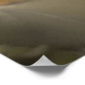 Schüchterne und traumhafte Sonnenblume Poster (Ecke)