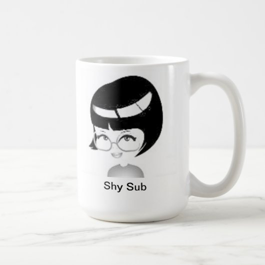 Schüchterne Vorkaffee-Tasse Kaffeetasse (Rechts)