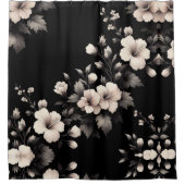 Schüchterner Hibiskus Duschvorhang (Vorderseite)