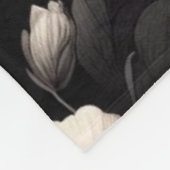 Schüchterner Hibiskus Fleecedecke (Ecke)