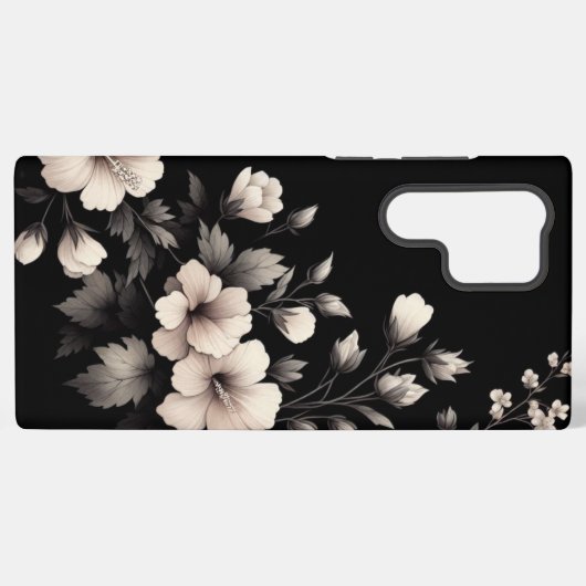 Schüchterner Hibiskus Samsung Galaxy Hülle (Rückseite (Horizontal))