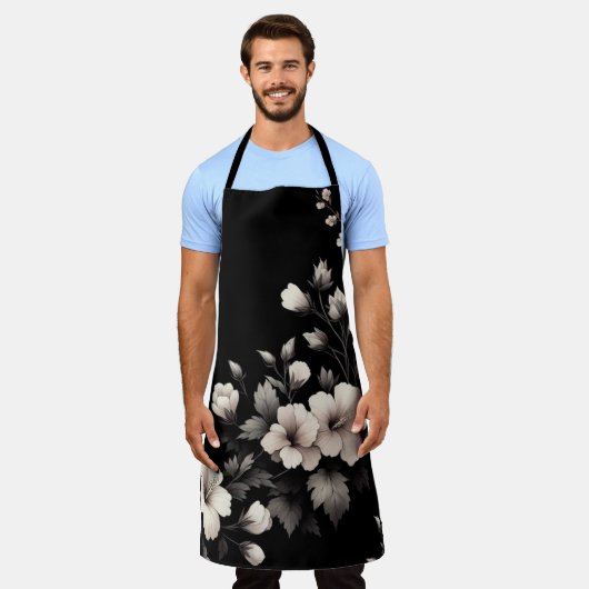 Schüchterner Hibiskus Schürze (Getragen)