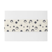 Schüchternes Elefant-Muster Einladungsbanderole (Rückseitenbeispiel)