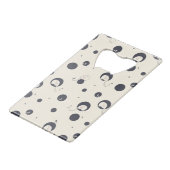 Schüchternes Elefant-Muster Geldbeutel Flaschenöffner (Rückseite Schrägansicht)