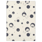 Schüchternes Elefant-Muster Klemmbrett (Rückseite)