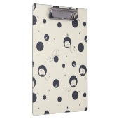 Schüchternes Elefant-Muster Klemmbrett (Rechts)