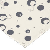 Schüchternes Elefant-Muster Kurzer Tischläufer (Ecke)