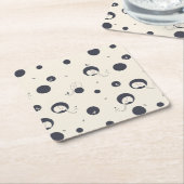 Schüchternes Elefant-Muster Rechteckiger Pappuntersetzer (angewinkelt)