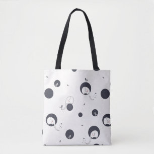 Schüchternes Elefant-Muster Tasche