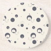 Schüchternes Elefant-Muster Untersetzer (Vorne)