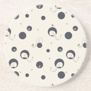 Schüchternes Elefant-Muster Untersetzer