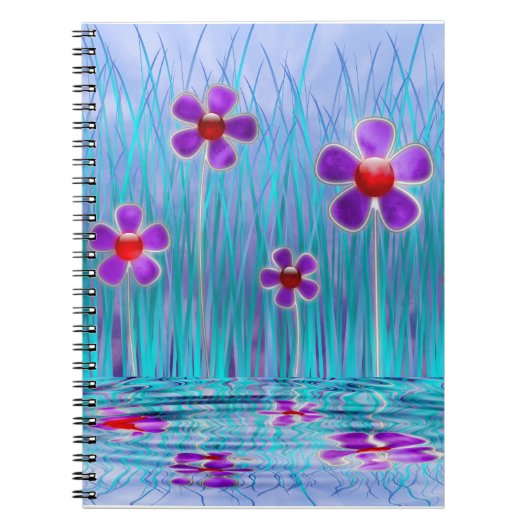 Schüchternes Gänseblümchen-Notizbuch Notizblock (Vorderseite)