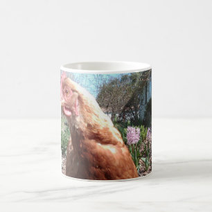 Schüchternes Huhn Kaffeetasse
