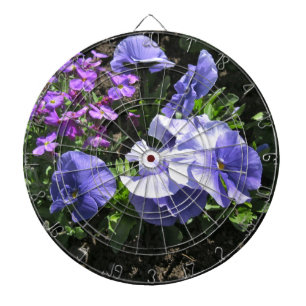 Schüchternes lila Stiefmütterchen Dartscheibe