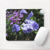 Schüchternes lila Stiefmütterchen Mousepad (Mit Mouse)