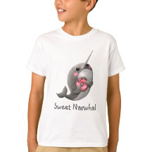 Schüchternes Narwhal mit Krapfen