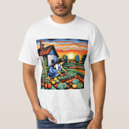 Schufterei auf dem Gemüsebeet T-Shirt