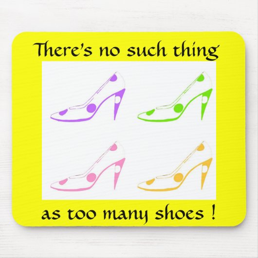 Schuh-Diva Mousepad (Vorne)