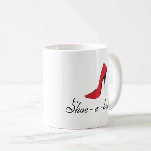 Schuh-ein-holic Kaffeetasse (VorderseiteRechts)