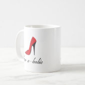 Schuh-ein-holic Kaffeetasse (Vorderseite Links)