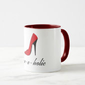 Schuh-ein-holic Tasse (VorderseiteRechts)