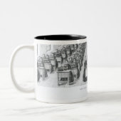 Schuh-Fabrik Zweifarbige Tasse (Links)