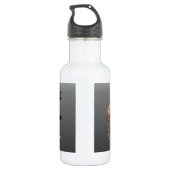 Schuh-fertigen hohe Heels-Collage besonders an Edelstahlflasche (Rückseite)