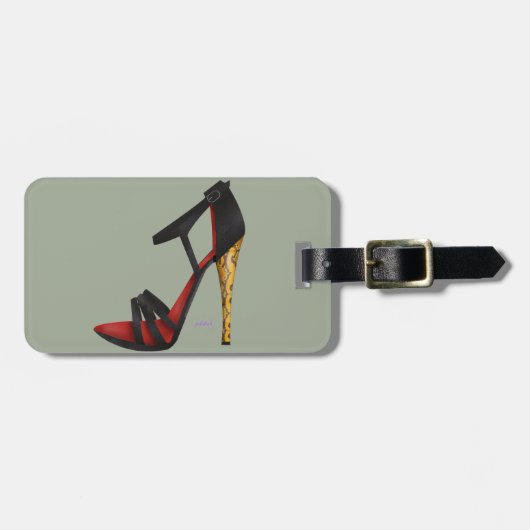 Schuh-Gepäckanhänger Gepäckanhänger (Vorderseite horizontal)