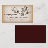 Schuh-Geschäfts-Manager-Schuster-Schlosser Visitenkarte (Vorne/Hinten)