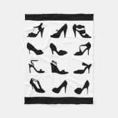 Schuh-Kollektor Fleecedecke (Vorderseite)