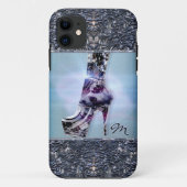 Schuh-Liebe-Monogramm Case-Mate iPhone Hülle (Rückseite)