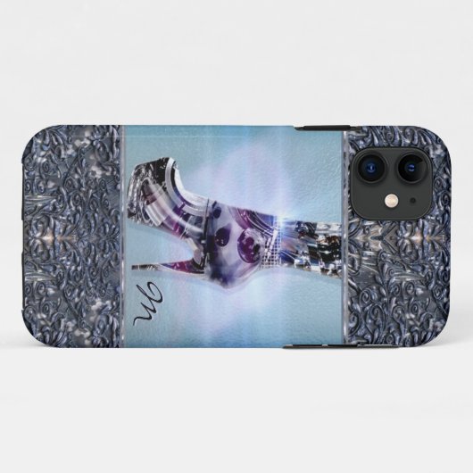 Schuh-Liebe-Monogramm Case-Mate iPhone Hülle (Rückseite (Horizontal))