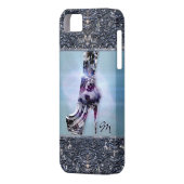 Schuh-Liebe-Monogramm Case-Mate iPhone Hülle (Rückseite Links)