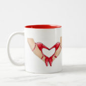 SCHUH-LIEBE-TASSE ZWEIFARBIGE TASSE (Links)