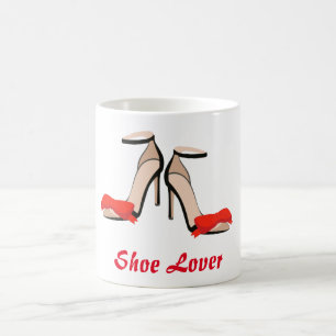 Schuh-Liebhaber-hoher Heels Kaffeetasse
