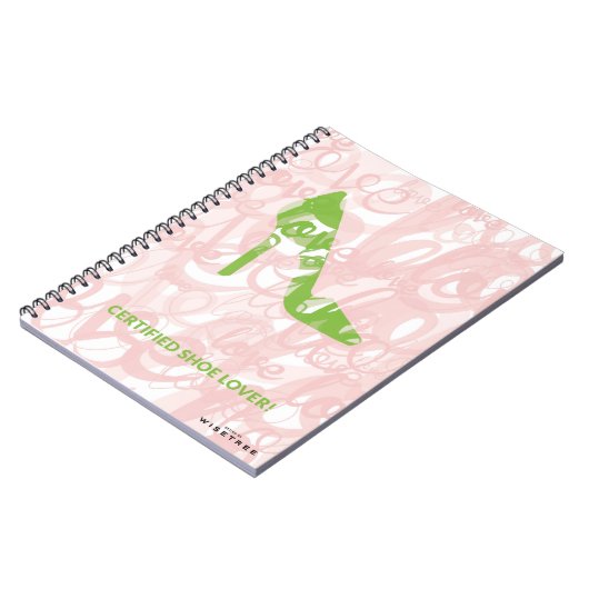 "Schuh-Liebhaber-" Notizbuch Notizblock (Linke Seite)