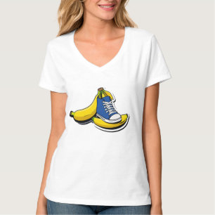 Schuh mit Bananen T-Shirt