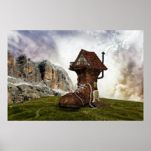 Schuh-Poster Poster (Vorne)