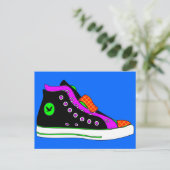 Schuh Postkarte (Stehend Vorderseite)