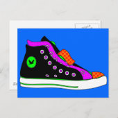 Schuh Postkarte (Vorne/Hinten)